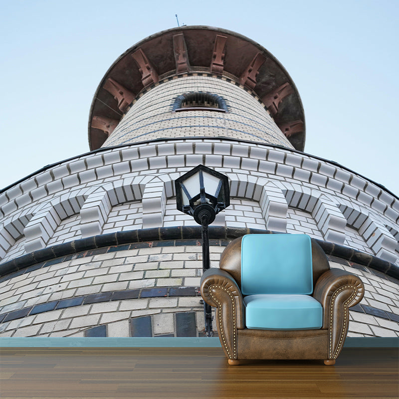 Buildings Wall Mural Horizontal Photography Eco-friendly Wall Covering for Bedroom