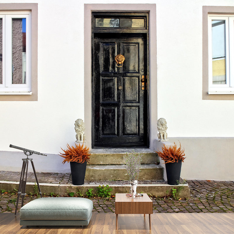 Buildings Wall Mural Horizontal Photography Eco-friendly Wall Covering for Bedroom