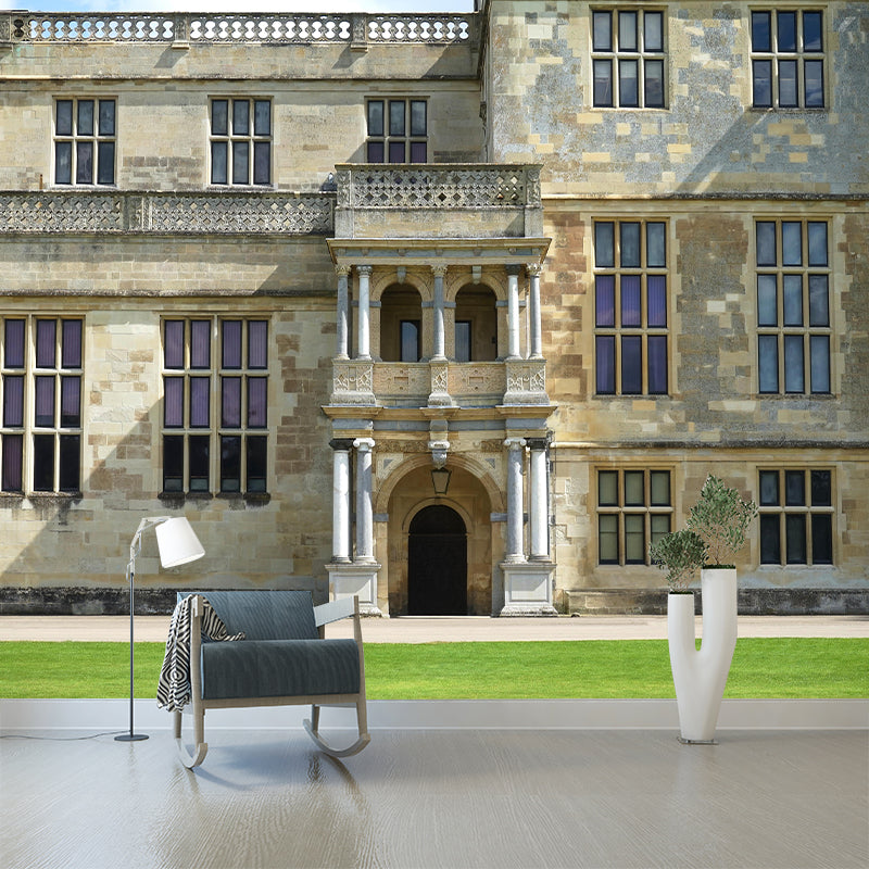 Customized Buildings Photography Wall Mural Mildew Resistant for Bedroom Decoration