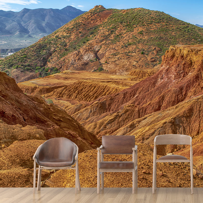 Customized Mountain Scenery Wall Mural Mildew Resistant for Bedroom Decoration