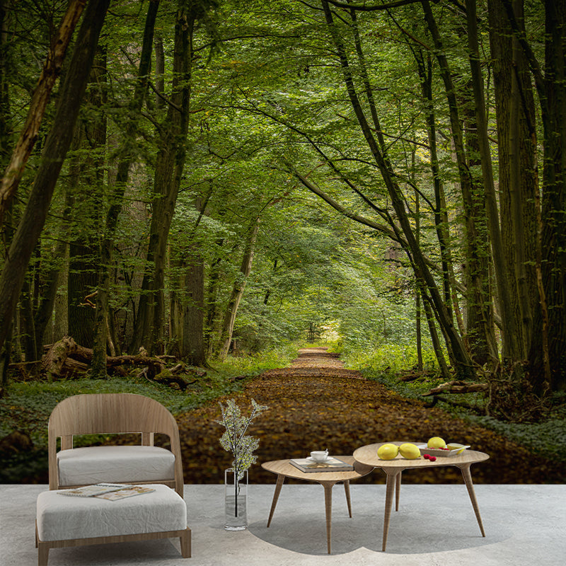 Forest Wall Mural Modernism Style Wall Decoration for Dining Room