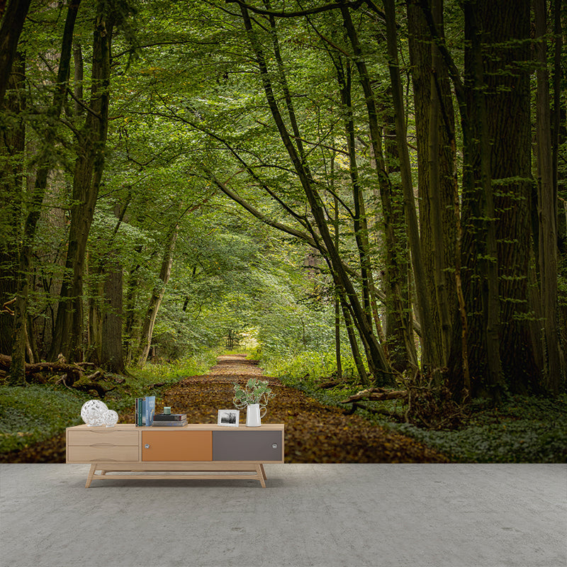 Forest Wall Mural Modernism Style Wall Decoration for Dining Room