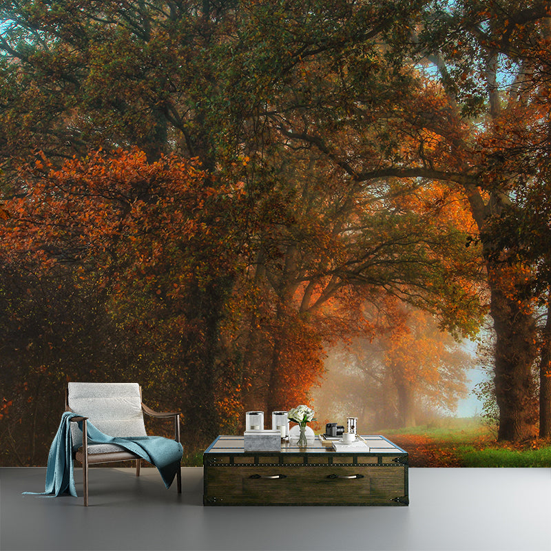 Forest Scenery Wall Mural Modernism Style Wall Decoration for Bedroom Kitchen