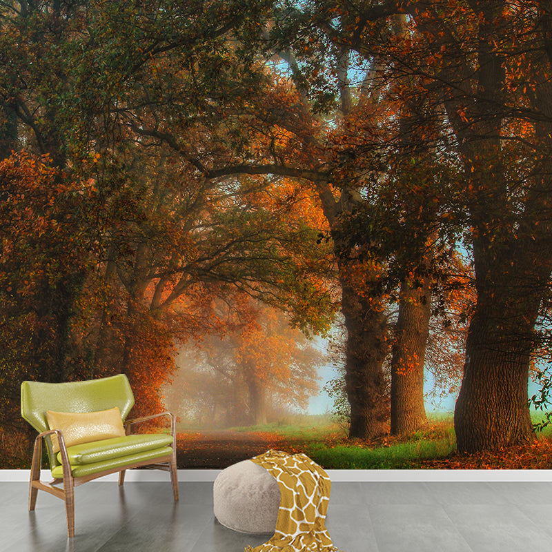 Forest Scenery Wall Mural Modernism Style Wall Decoration for Bedroom Kitchen