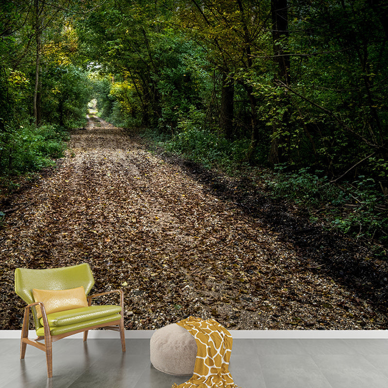 Forest Scenery Wall Mural Modernism Style Wall Decoration for Living Room