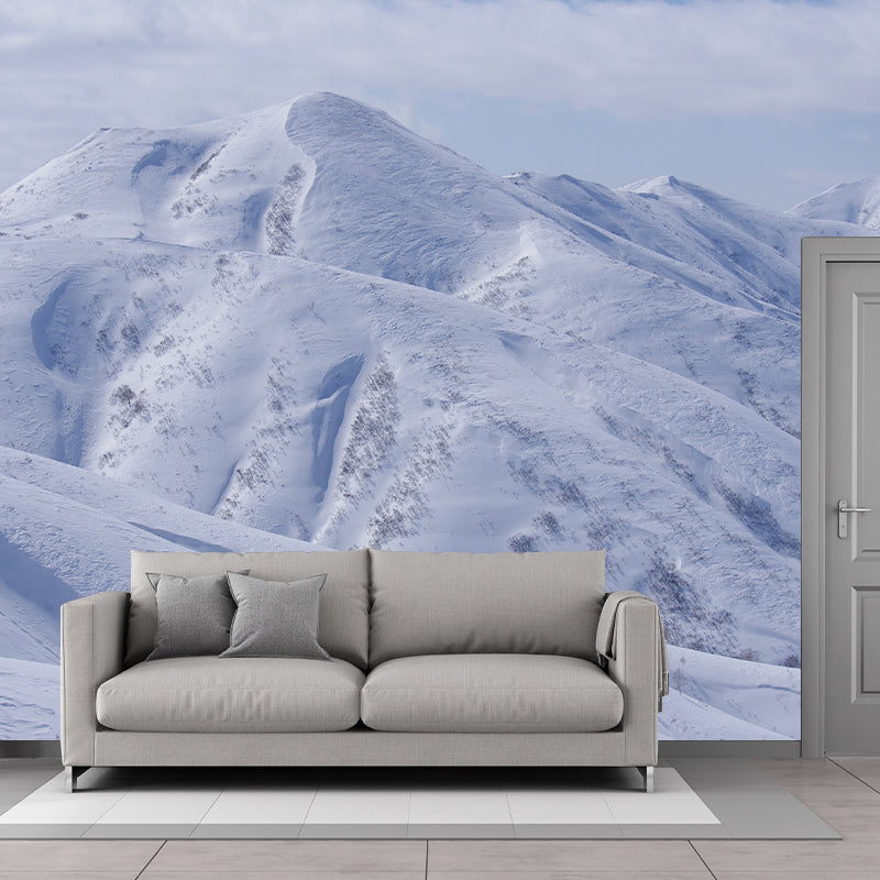 Mountain Scenery Mural Wallpaper Moisture Resistant Living Room Bedroom Home Decor