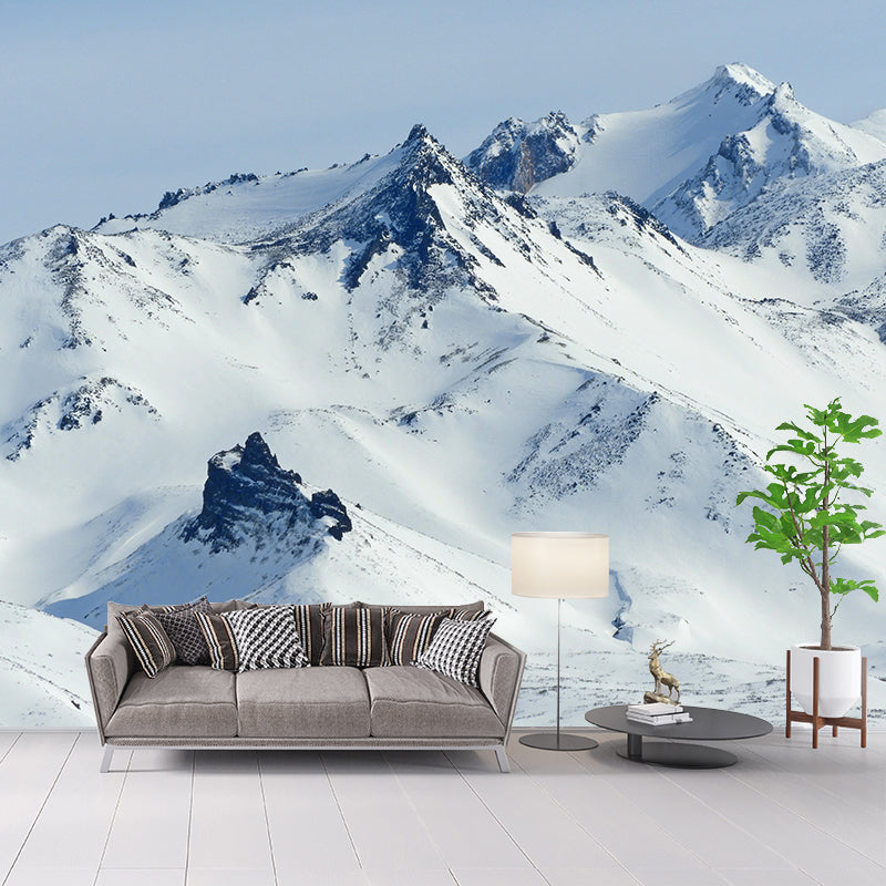 Mountain Scenery Mural Wallpaper Moisture Resistant Living Room Bedroom Home Decor