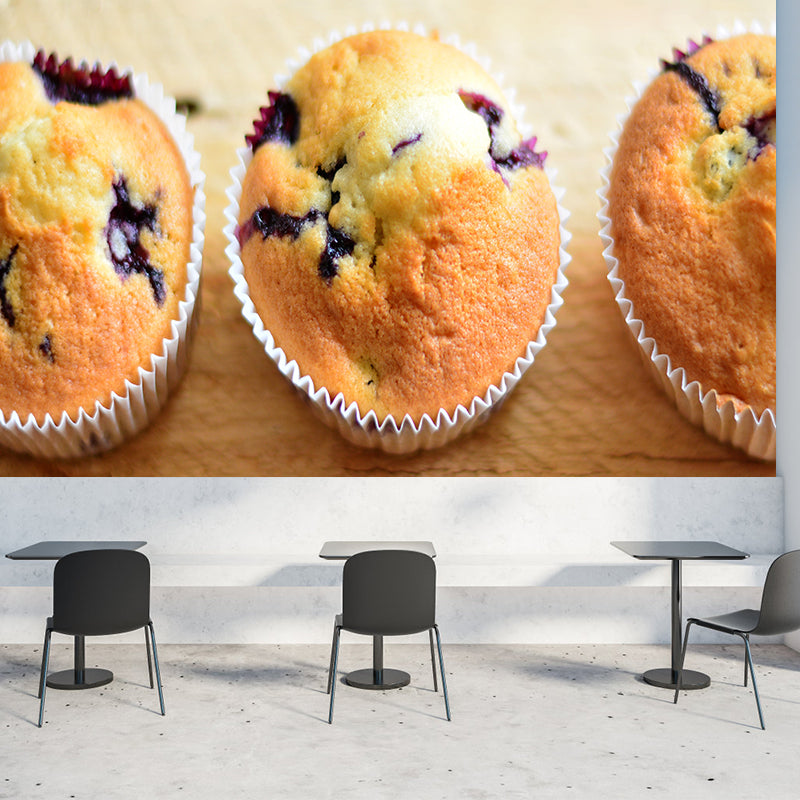 Modern Dessert Shop Decoration Tasty Dessert Mural, Custom Size Available