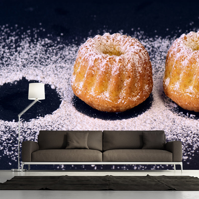 Modern Dessert Shop Decoration Tasty Dessert Mural, Custom Size Available