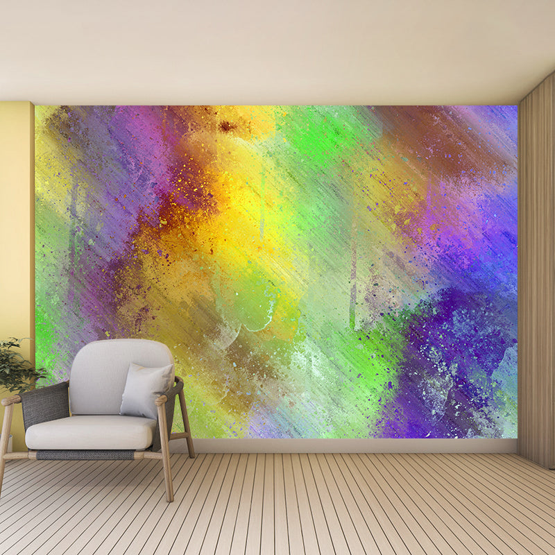Simple Abstraction Mural Wallpaper for Sleeping Room Decor, Custom Size Available