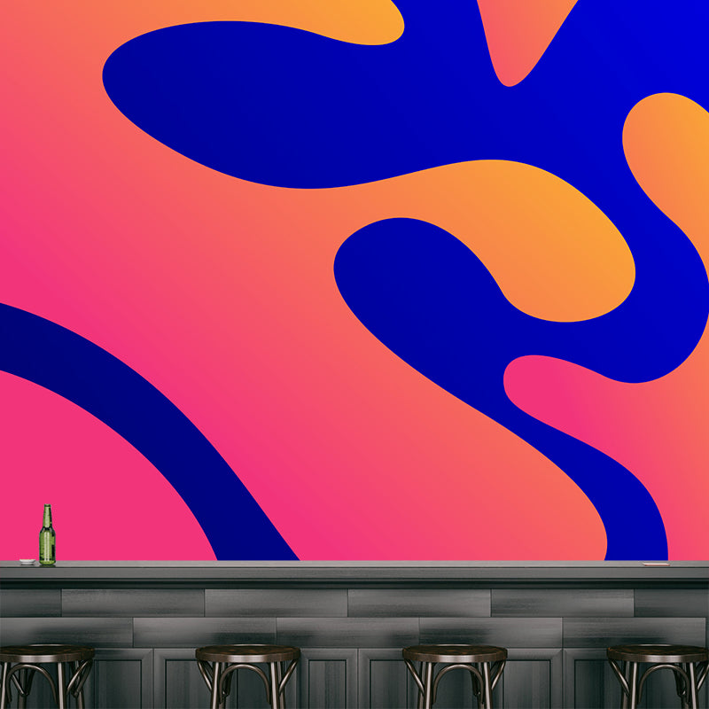 Abstract Wall Mural for Sitting Room Home Decoration, Mildew Resistant