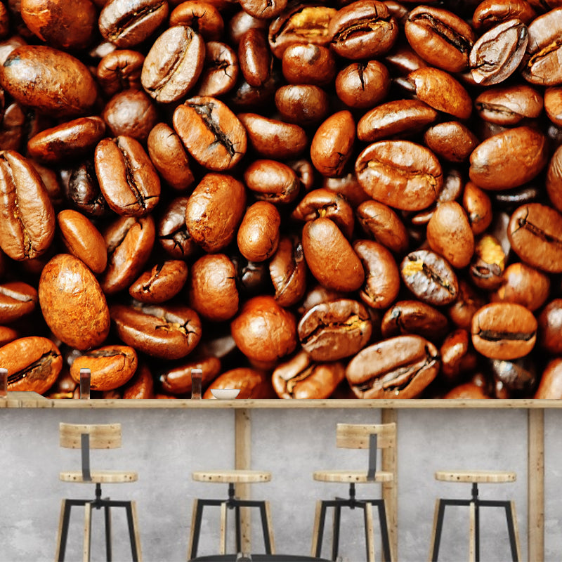 Coffee Beans Mural Environment Friendly Coffee Shop Decoration