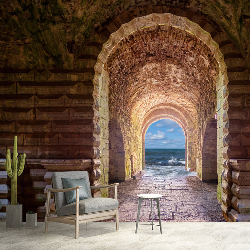 Minimalism 3D Art Illusion Mural Wall Decoration for Living Room Decoration