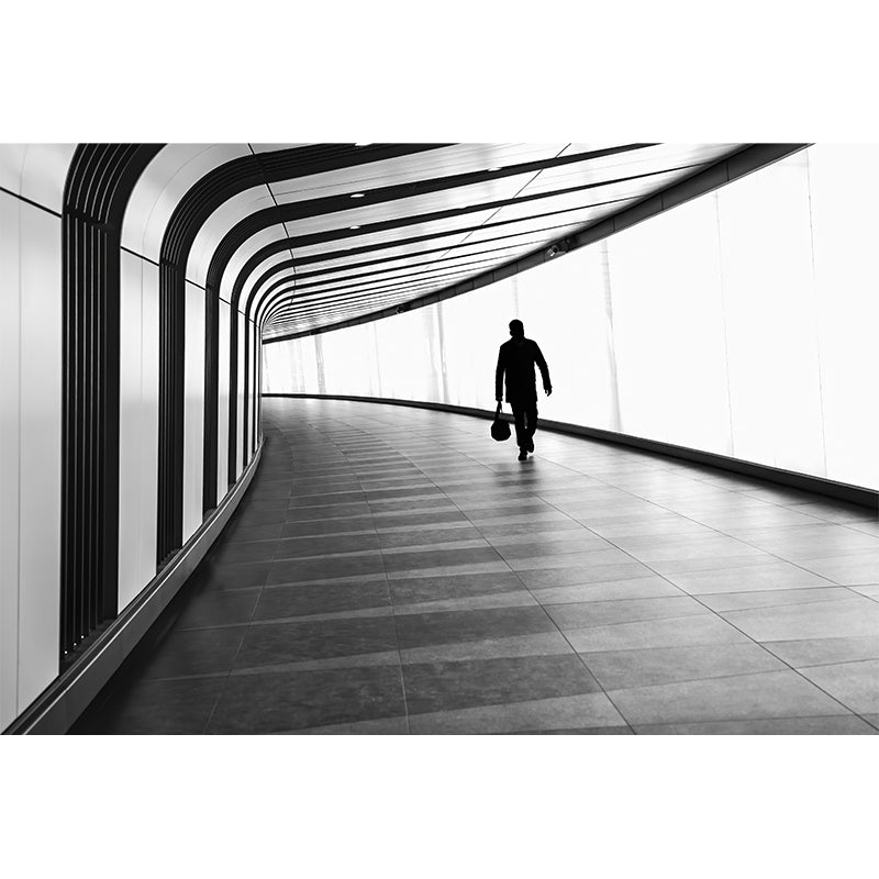 Soft Color 3D Art Illusion Mural Wallpaper Moisture Resistant for Living Room