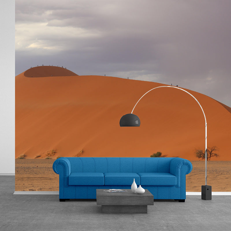Soft Color Desert Mural Decal Nature Scenery Modern Mildew Resistant for Room