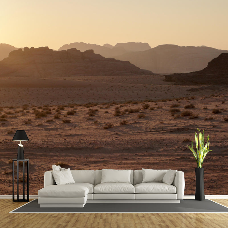 Customized Contemporary Style Desert Mural Environment Friendly for Living Room