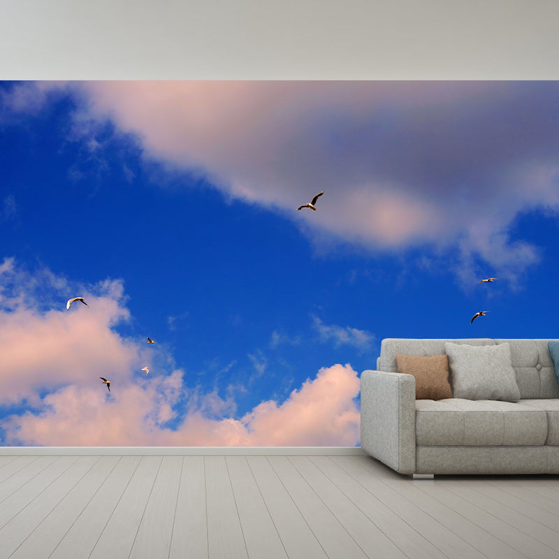 Beautiful Cloudscape Wall Covering Murals for Sleeping Room, Moisture Resistant