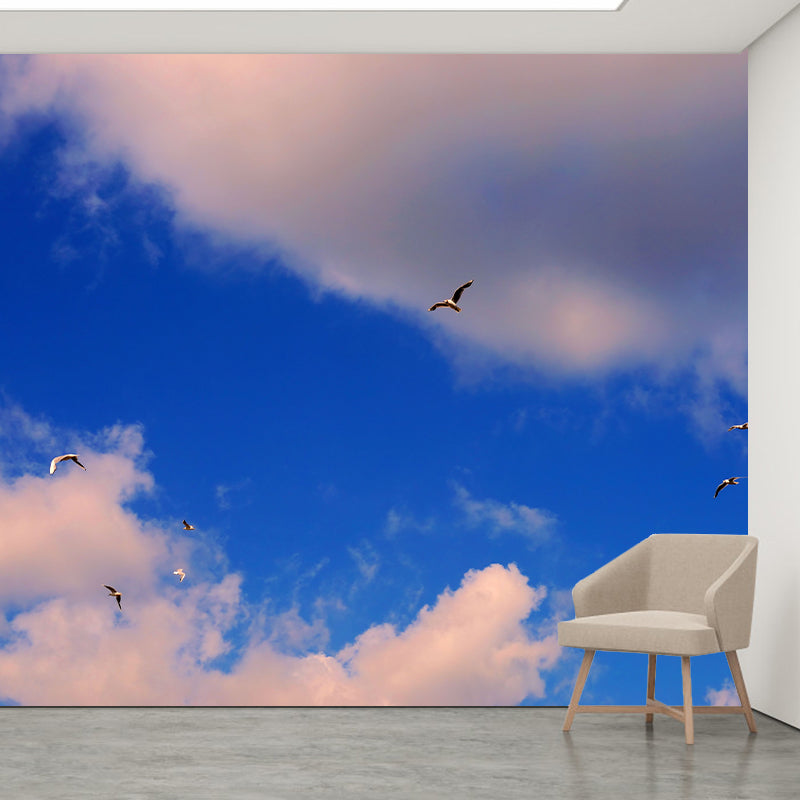 Beautiful Cloudscape Wall Covering Murals for Sleeping Room, Moisture Resistant