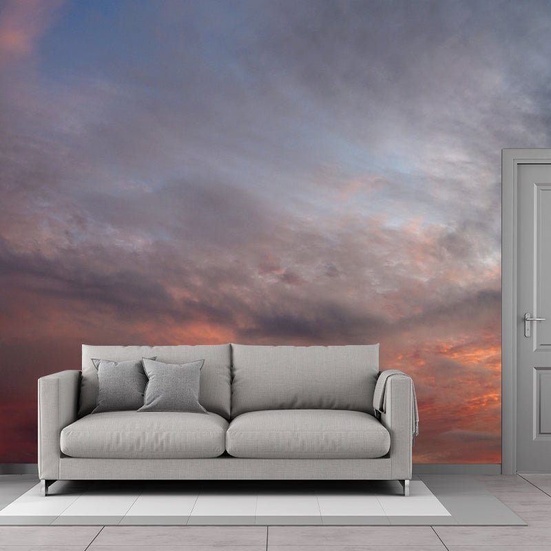 Beautiful Cloudscape Removable Wall Mural for Sitting Room, Customized Size Available