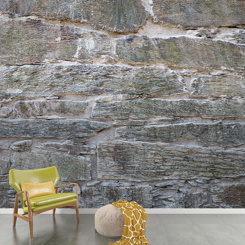 Dilapidated Brick Wall Mural for Guest Room, Personalized Size Available