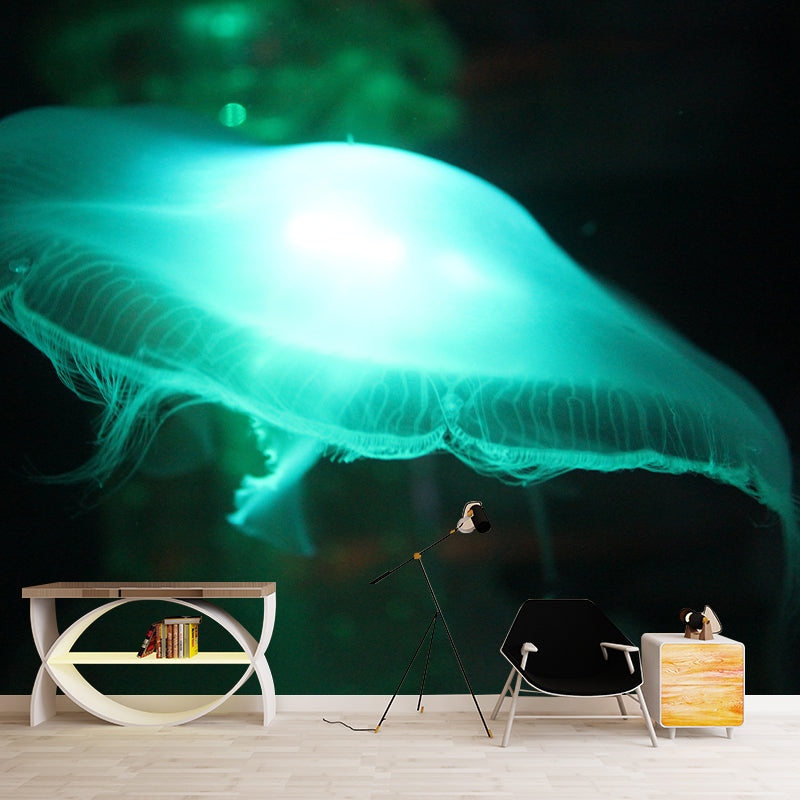 Tropical Sea Creatures Wall Mural for Dining Room, Personalized Size Available