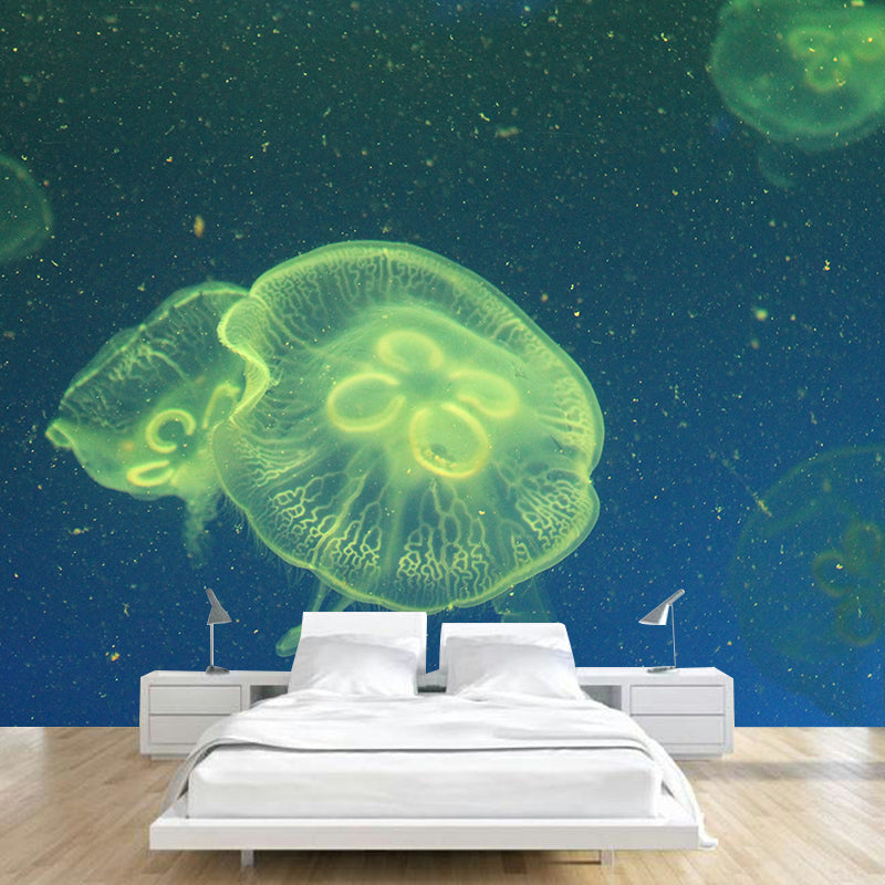 Tropical Sea Creatures Removable Wall Mural for Sleeping Room Home Decor