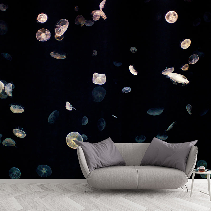 Sea Creatures Mural Personalized Size Wall Covering for Sleeping Room Home Decor