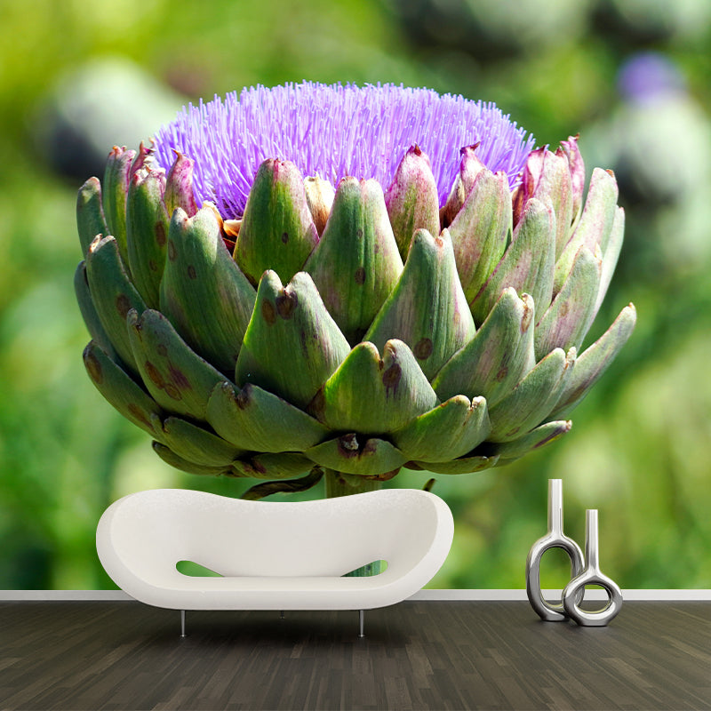 Artichoke Plant Full Size Wall Covering for Reading Room Home Decoration