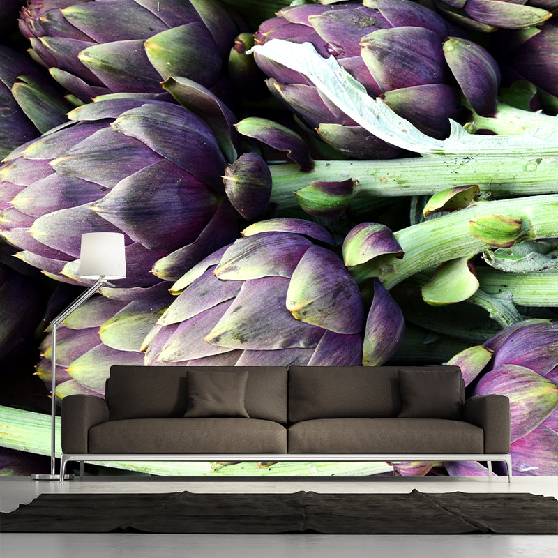 Artichoke Plant Full Size Wall Covering for Reading Room Home Decoration