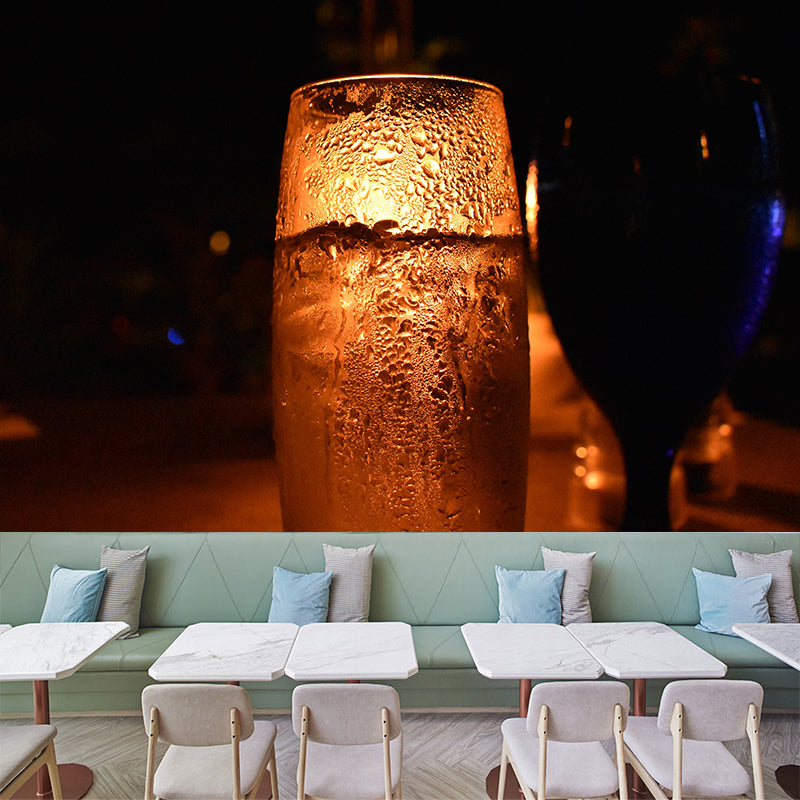 Contemporary Commercial Wine Mural Wallpaper Stain Resistant Wall Decor for Bar