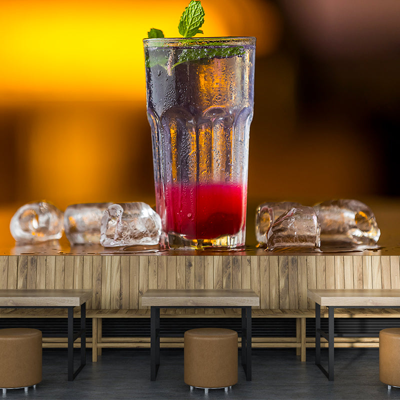 Contemporary Style Wine Removable Wall Mural for Bar, Moisture Resistant