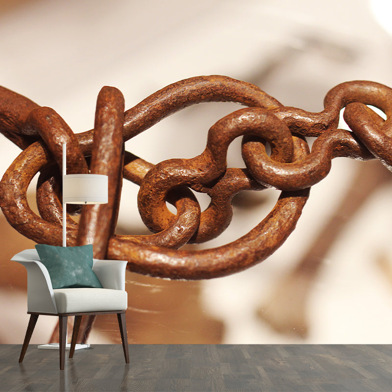 Rusty Metal Removable Wall Mural for Living Room Wall Decor, Water Resistant