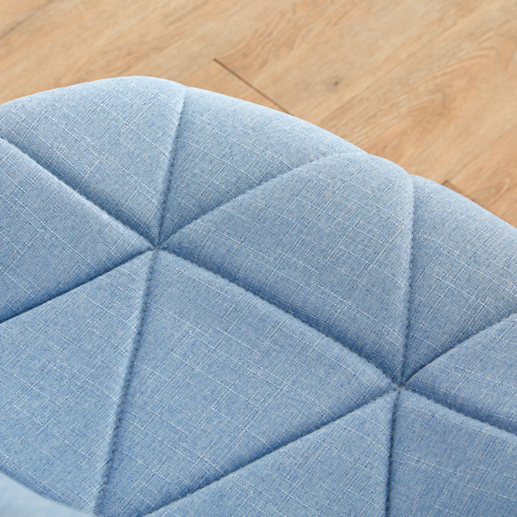 Modern Indoor-Outdoor Wood Chair Dining Room Armless Wingback Side Chair