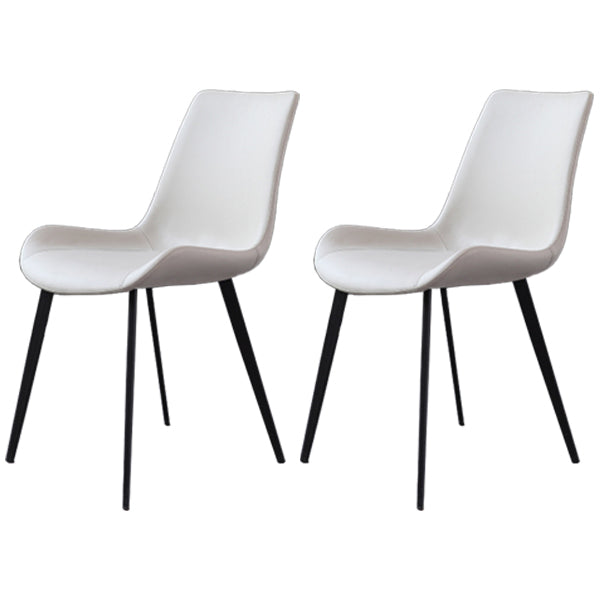 Contemporary Metal Dining Room Chairs Leather Dining Chairs for Home Use