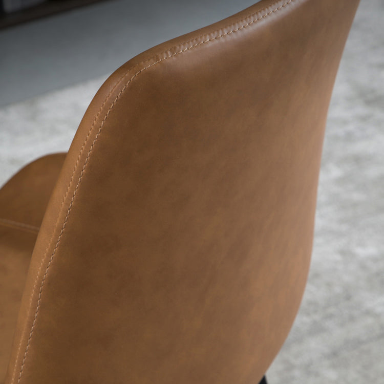 Contemporary Metal Dining Room Chairs Leather Dining Chairs for Home Use