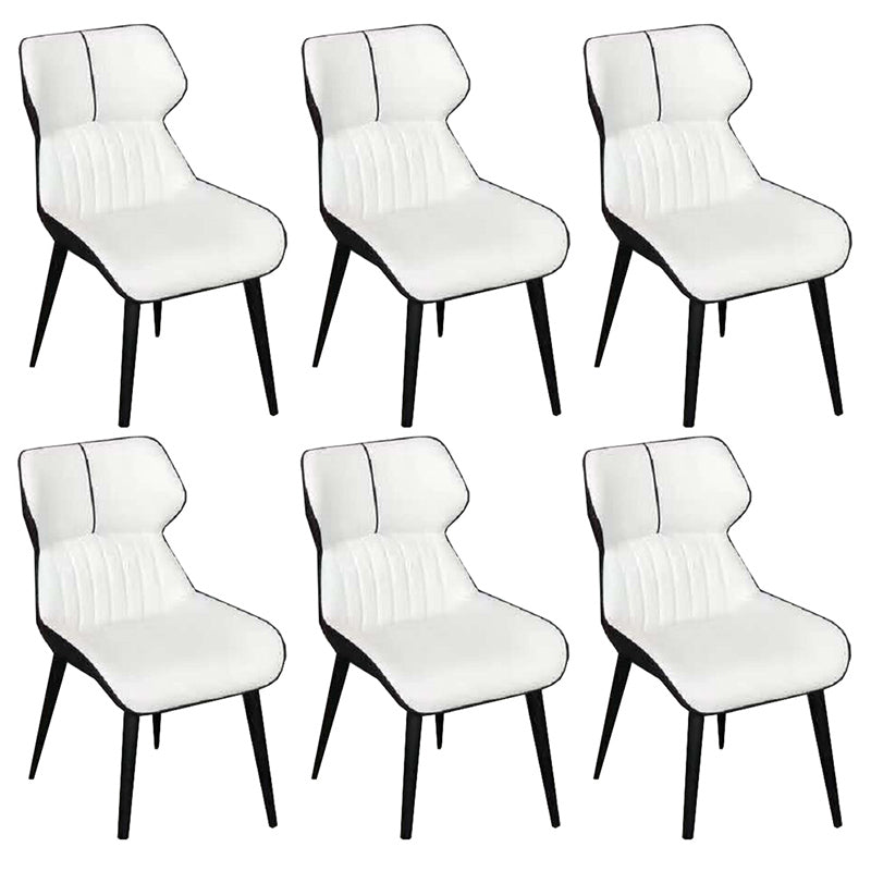 La salle à manger contemporaine en cuir PU préside le fauteuil latéral à oreilles pour un usage domestique