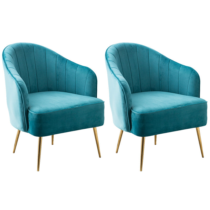 Contemporary Style Upholstered Arm Dining Chair Solid Back Side Chair for Home