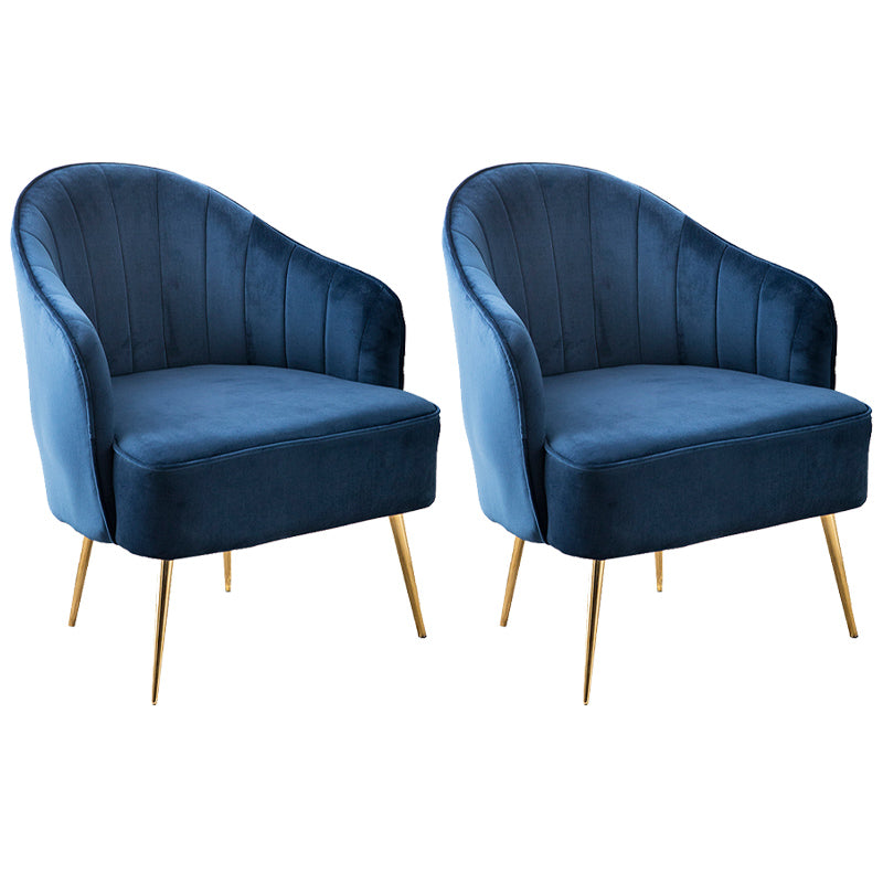 Contemporary Style Upholstered Arm Dining Chair Solid Back Side Chair for Home