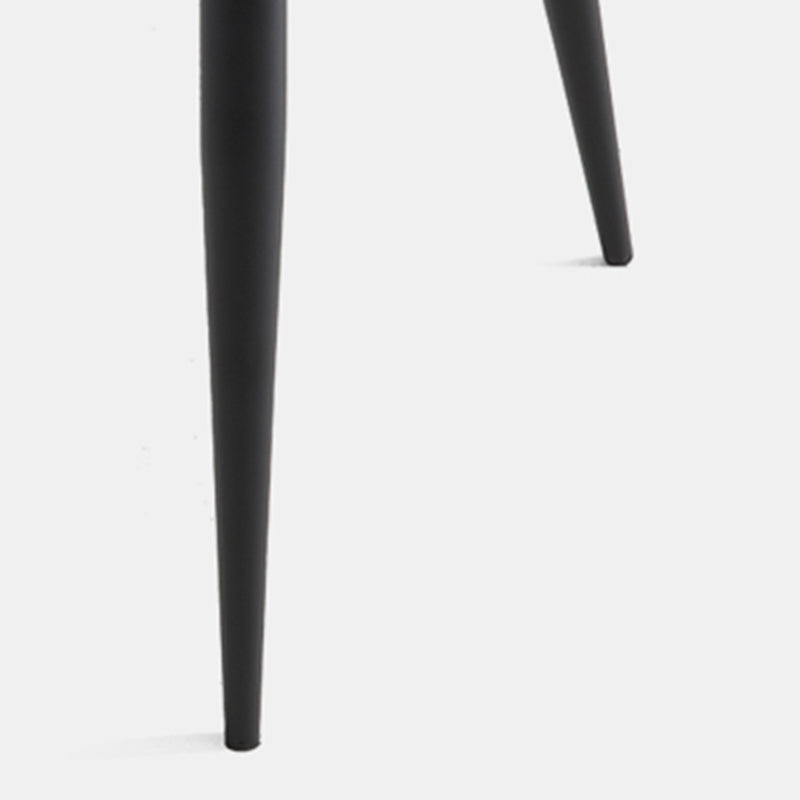 Contemporary Metal Dining Room Chairs Wingback Side Armchair for Home Use