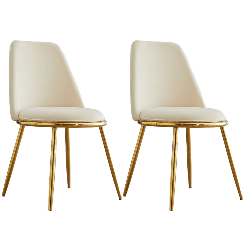 Leather Scandinavian Restaurant Side Chair Parsons Matte Finish Dining Chair