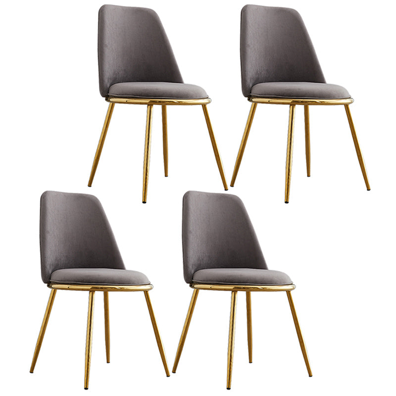 Leather Scandinavian Restaurant Side Chair Parsons Matte Finish Dining Chair