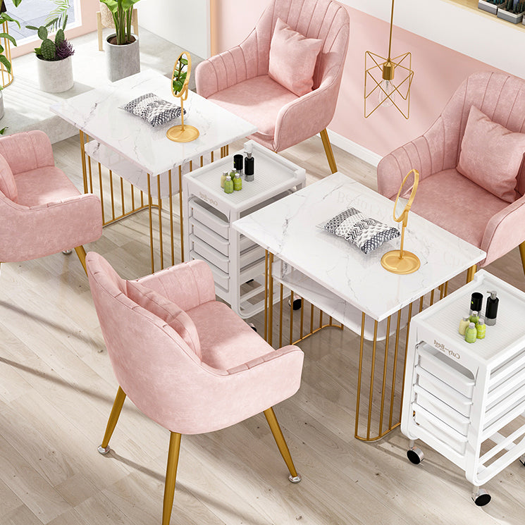 Sillas de comedor de metal de estilo escandinavo, silla de cojín para cafetería con brazo