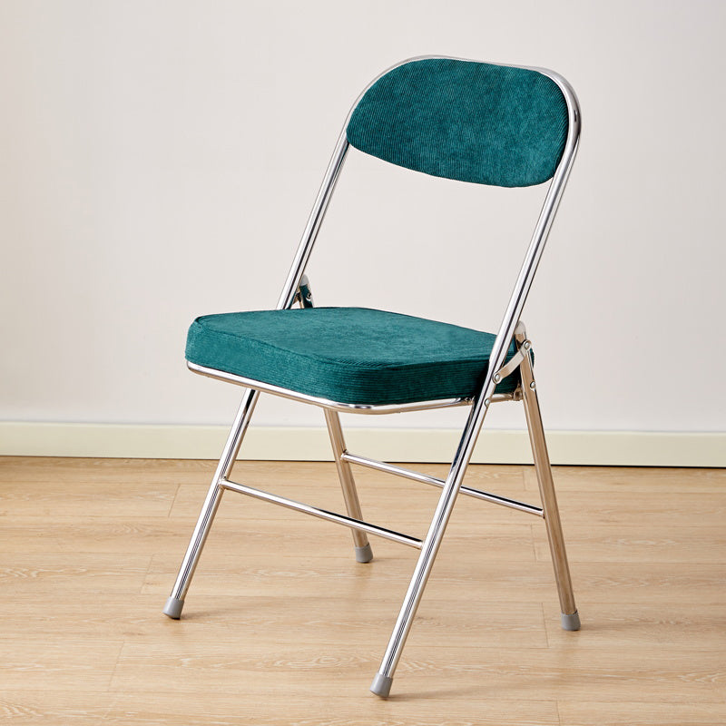 Open Back Dining Side Chair Foldable Upholstered Armless Dining Chairs