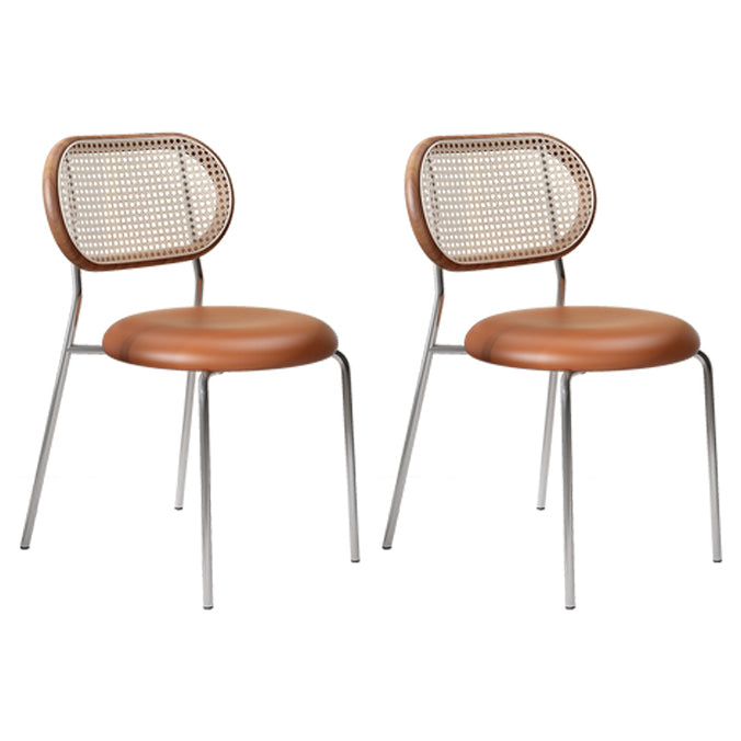 Chaise de salle à manger carrée de cuisine contemporaine