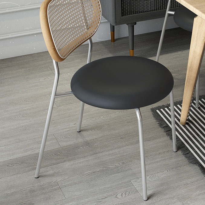 Chaise de salle à manger carrée de cuisine contemporaine