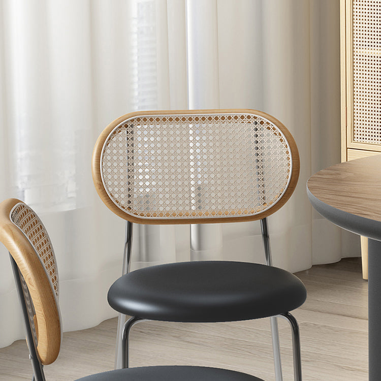Chaise de salle à manger carrée de cuisine contemporaine
