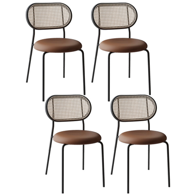Chaise de salle à manger carrée de cuisine contemporaine