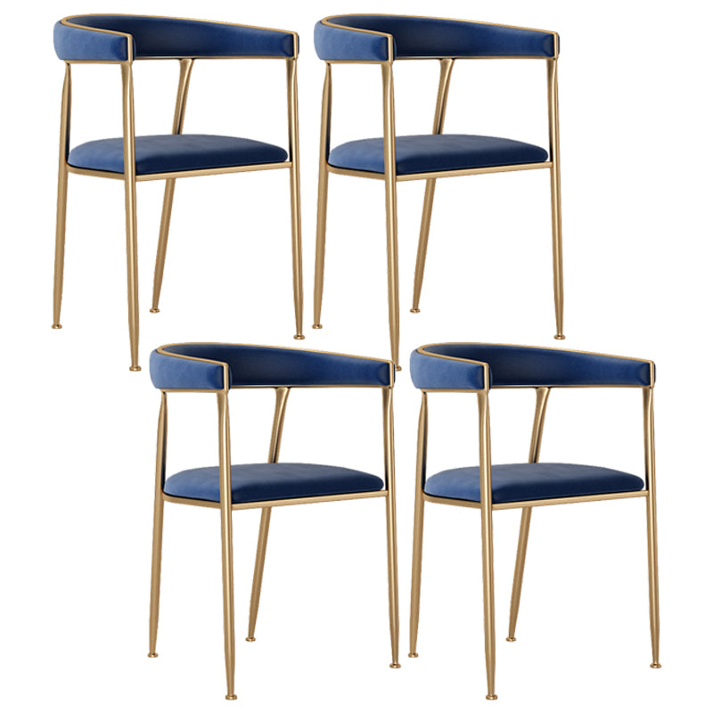 Skandinavischer Flanell-Schönheitssalon-Sessel, offener Esszimmerstuhl mit mattem Finish