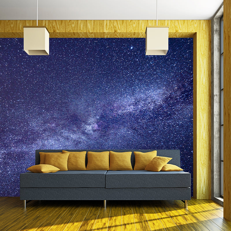 Universe Mural Wallpaper Contemporary Style Wall Covering for Home Decor