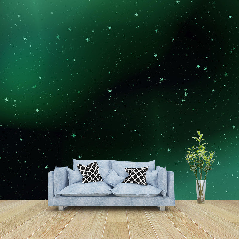 Universe Mural Wallpaper Moisture Resistant Wall Covering for Living Room Decoration